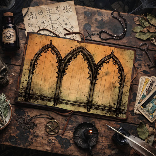 Gothic Arches Digital Papers
