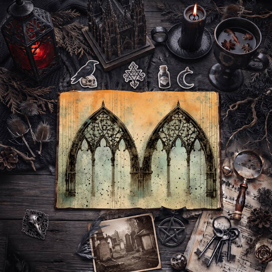 Gothic Arches Digital Papers