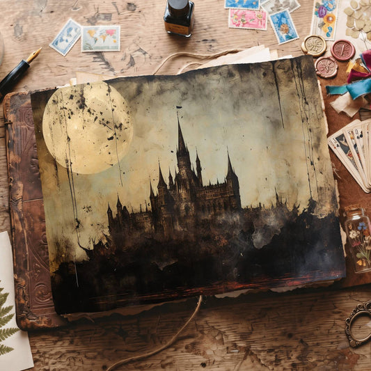 Gothic Castle Digital Papers