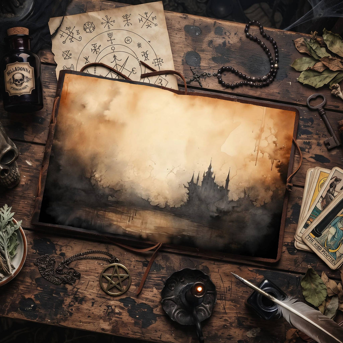 Gothic Castles Digital Papers