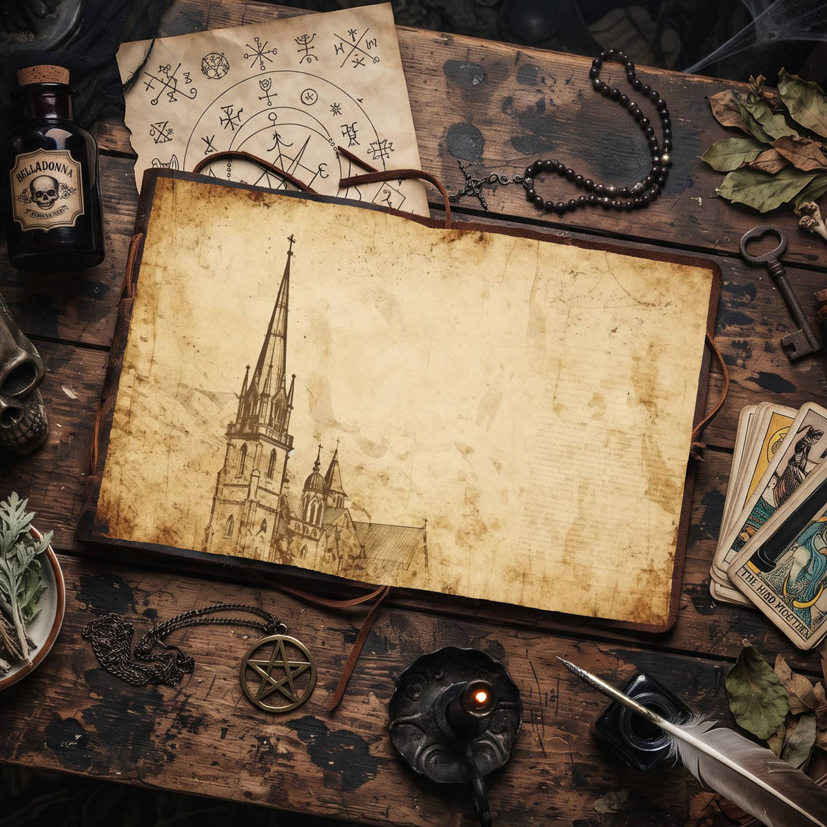 Gothic Cathedral Digital Papers