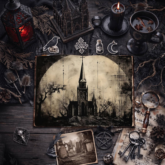 Gothic Church Digital Papers
