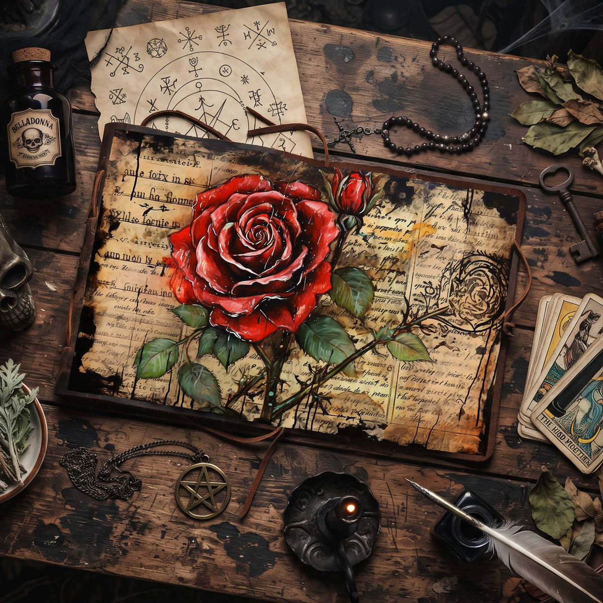 Gothic Rose Digital Papers