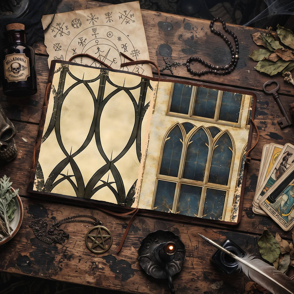 Gothic Digital Papers