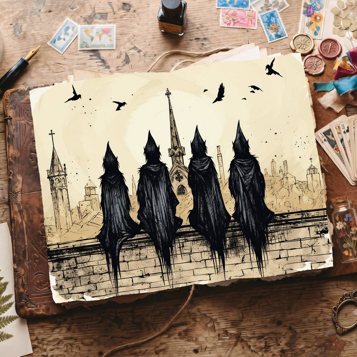 Gothic Digital Papers