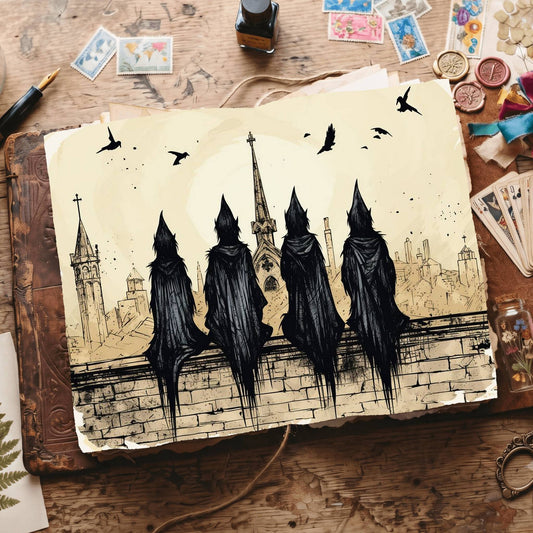 Gothic Digital Papers