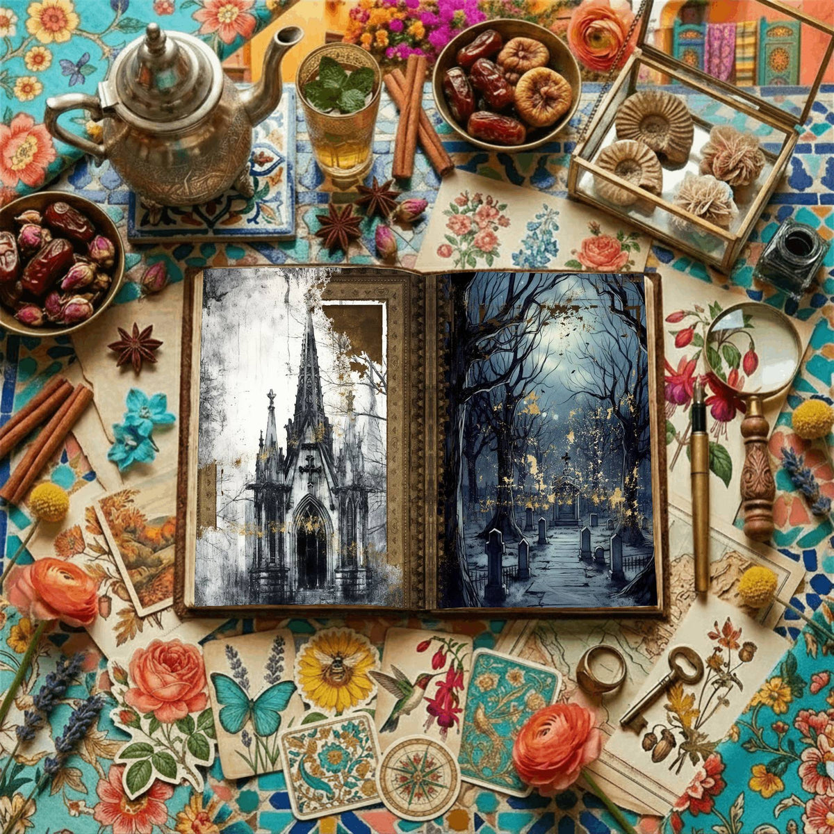 Gothic Digital Papers