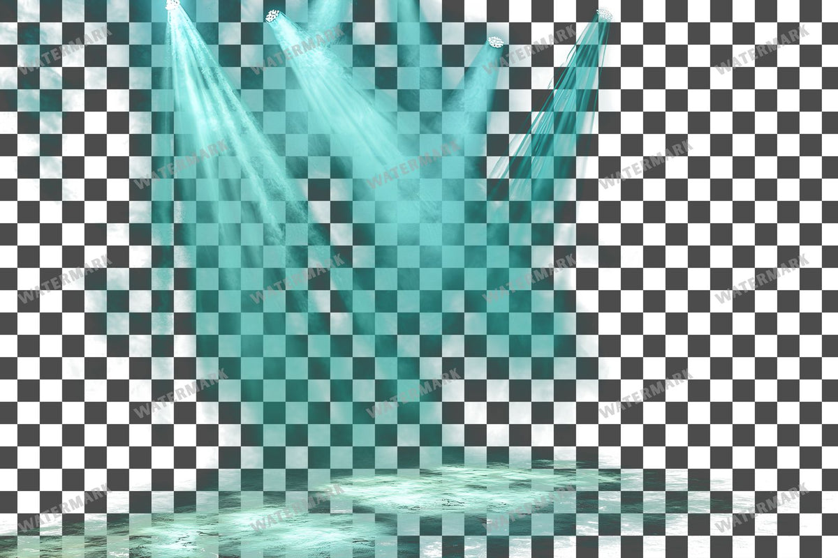 Green Lighting Dramatic Shadows Transparent Overlay Pngs