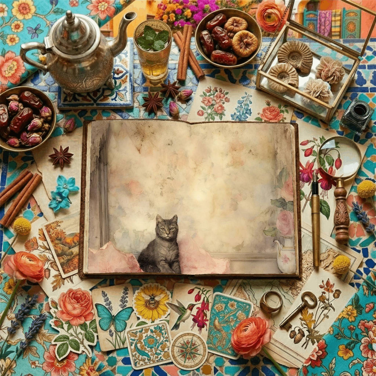 Grey Cat Digital Papers