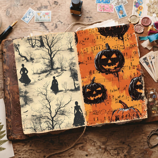 Halloween Digital Papers