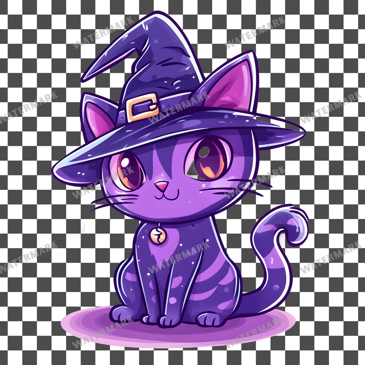 Halloween Kawaii Style Clipart Pngs
