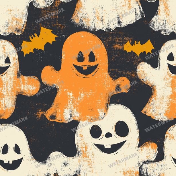 Halloween Seamless Pattern