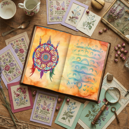 Hippy Tie Dye Digital Papers