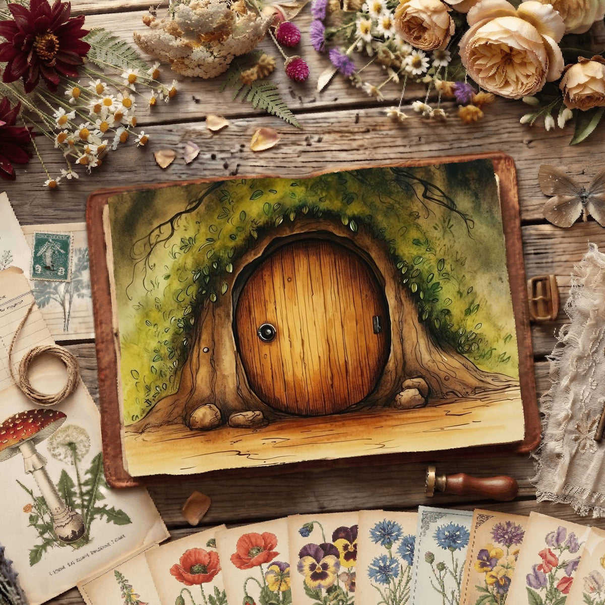 Hobbit Door Digital Papers