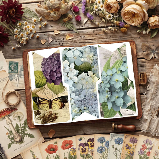 Hydrangea Flower Digital Papers
