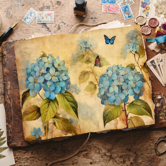 Hydrangea Digital Papers