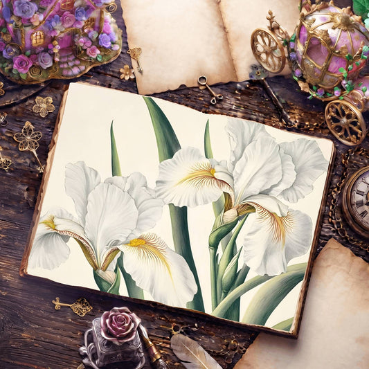Irises Digital Papers
