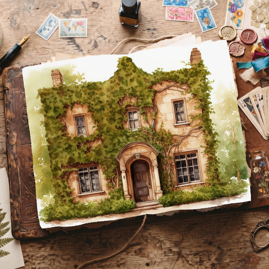 Ivy Manor House Digital Papers