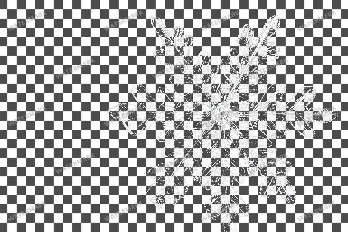 Large Snowflake Transparent Overlay Pngs