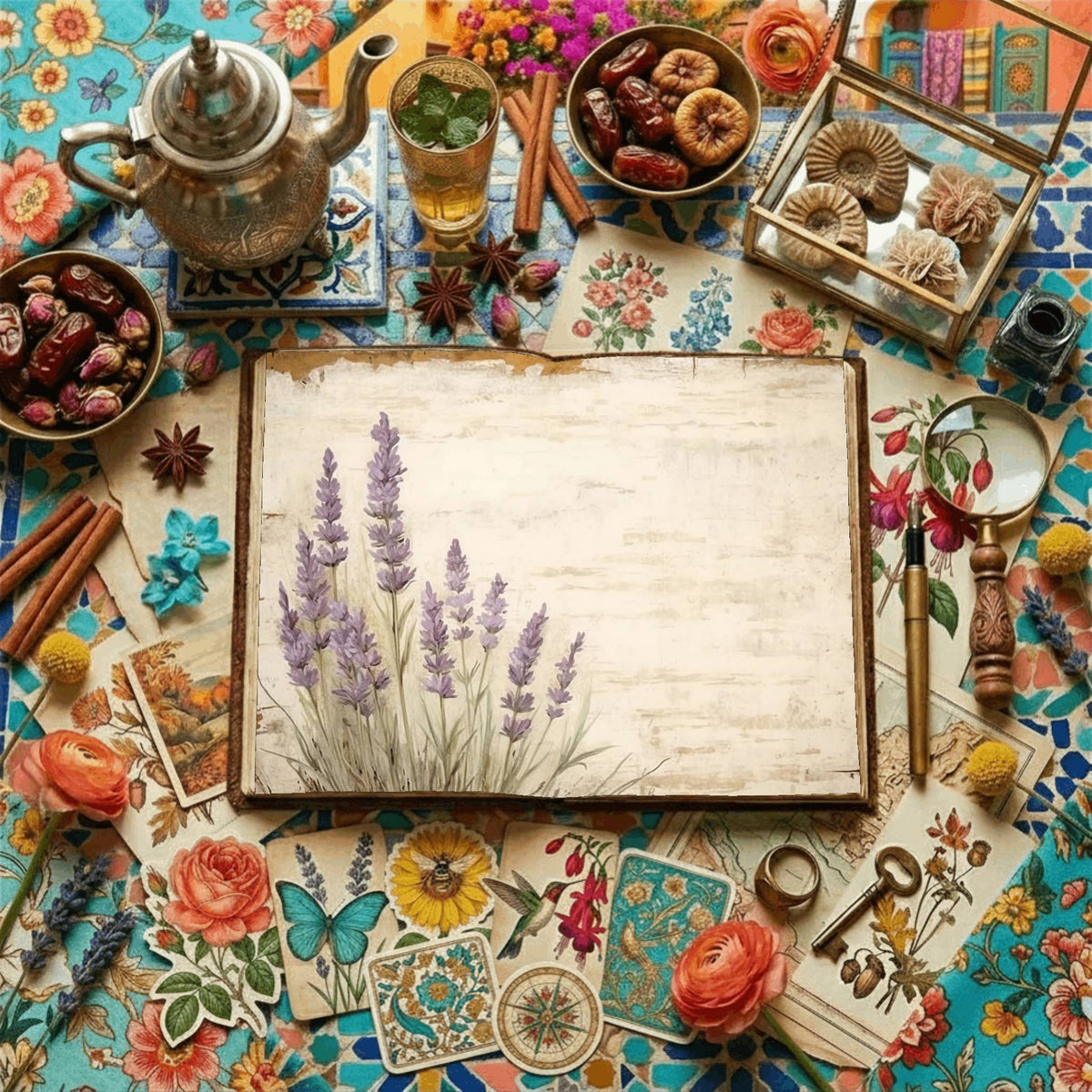 Lavender Digital Papers