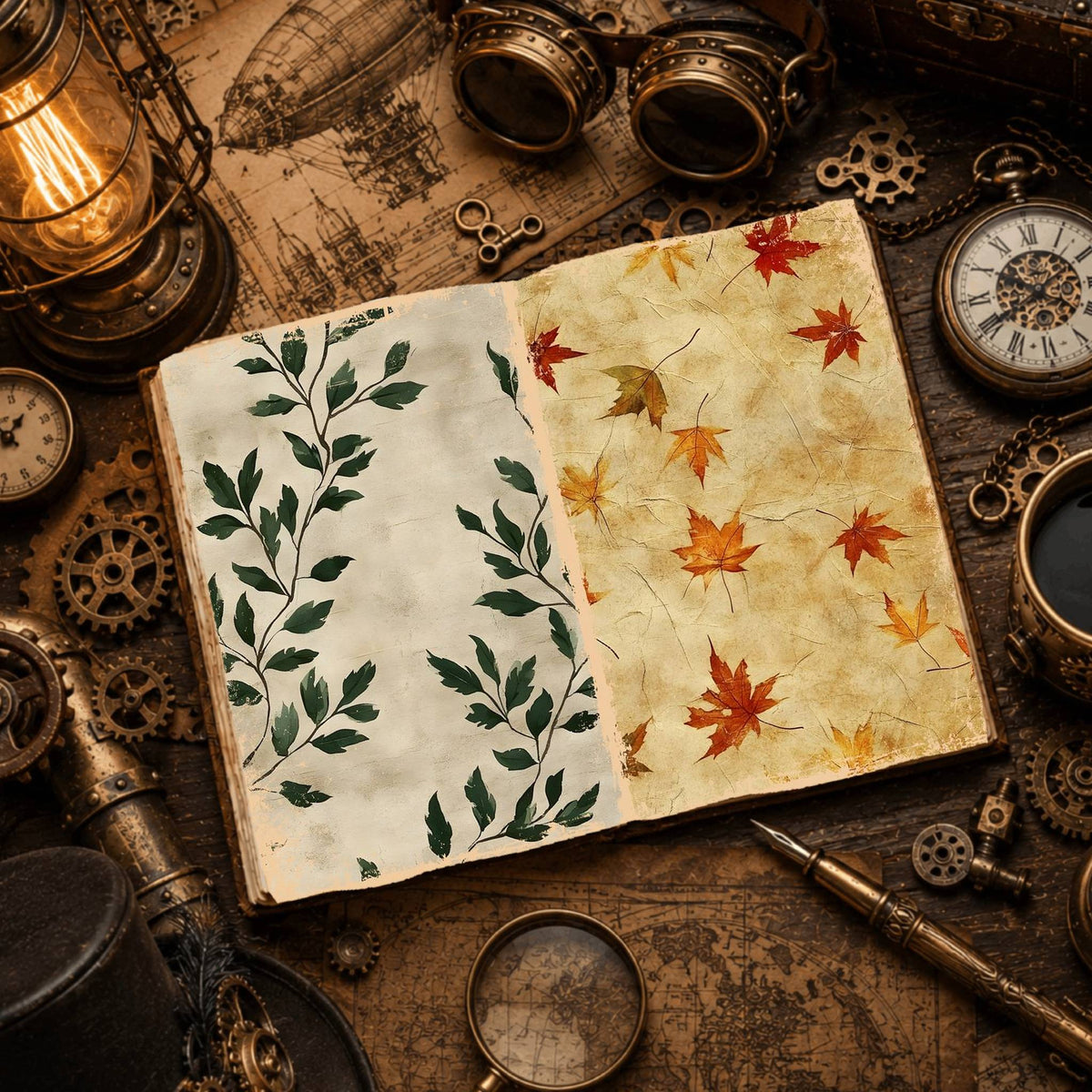 Leafy Digital Papers