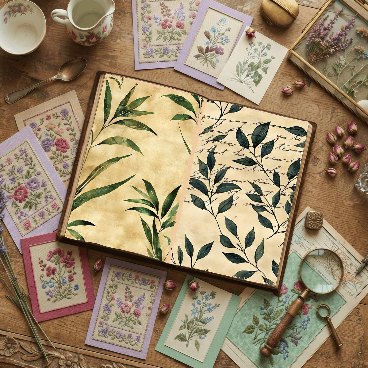 Leaves Digital Papers