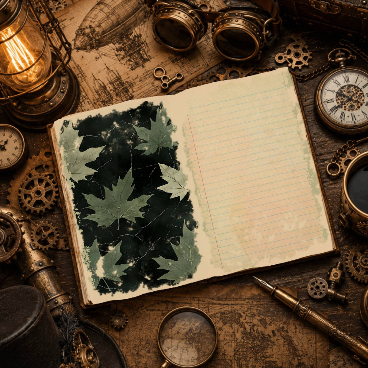 Leaves Digital Papers