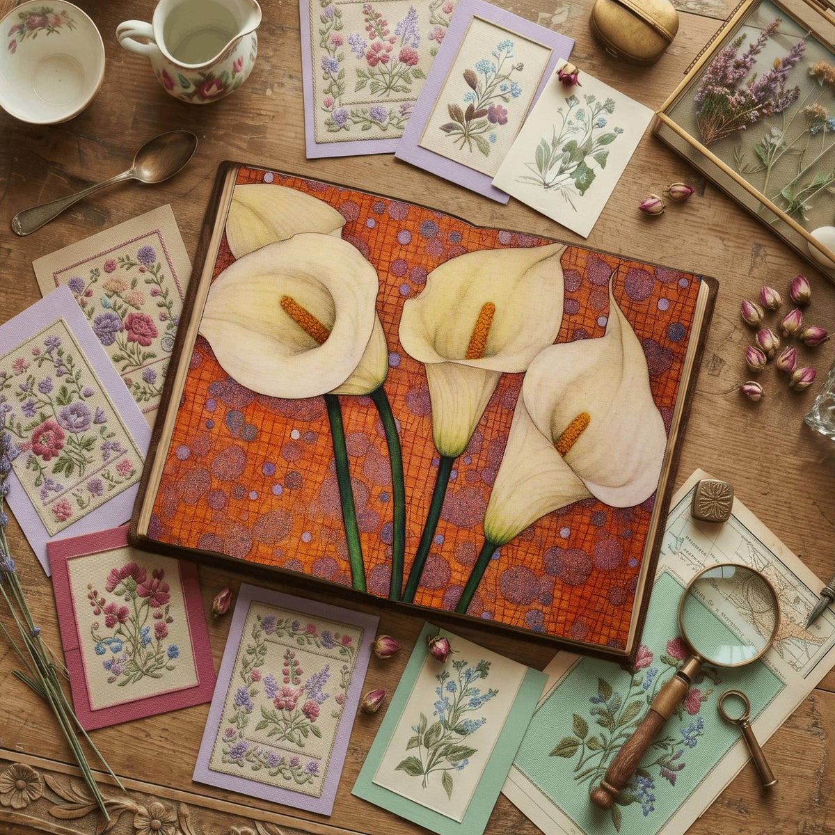 Lilies Digital Papers