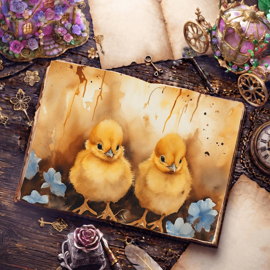 Little Chicks Digital Papers