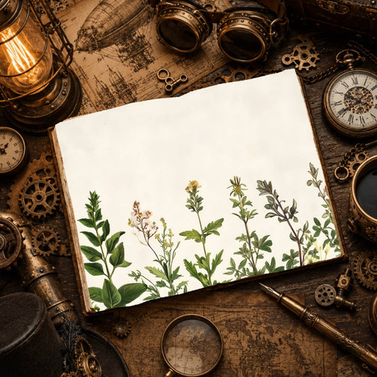 Medicinal Herbs Digital Papers