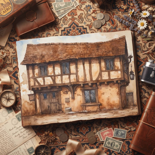 Medieval House Digital Papers