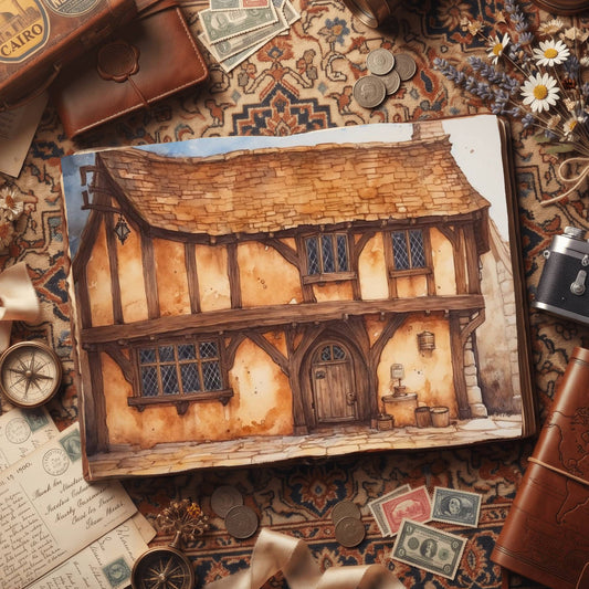 Medieval House Digital Papers