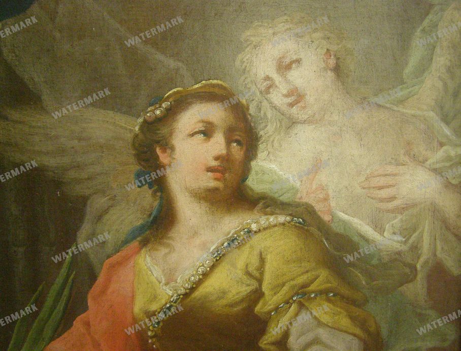 Mikls Barabs Portrait Of A Young Lady 1840 Vintage Paintings