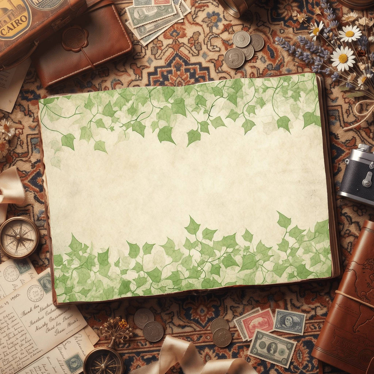Mixed Leaves Digital Papers