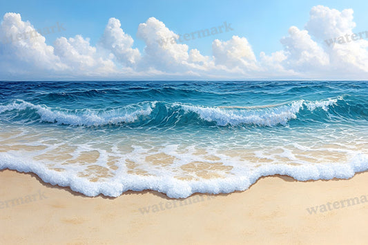 Modern Coastal Gradient Backdrop Images