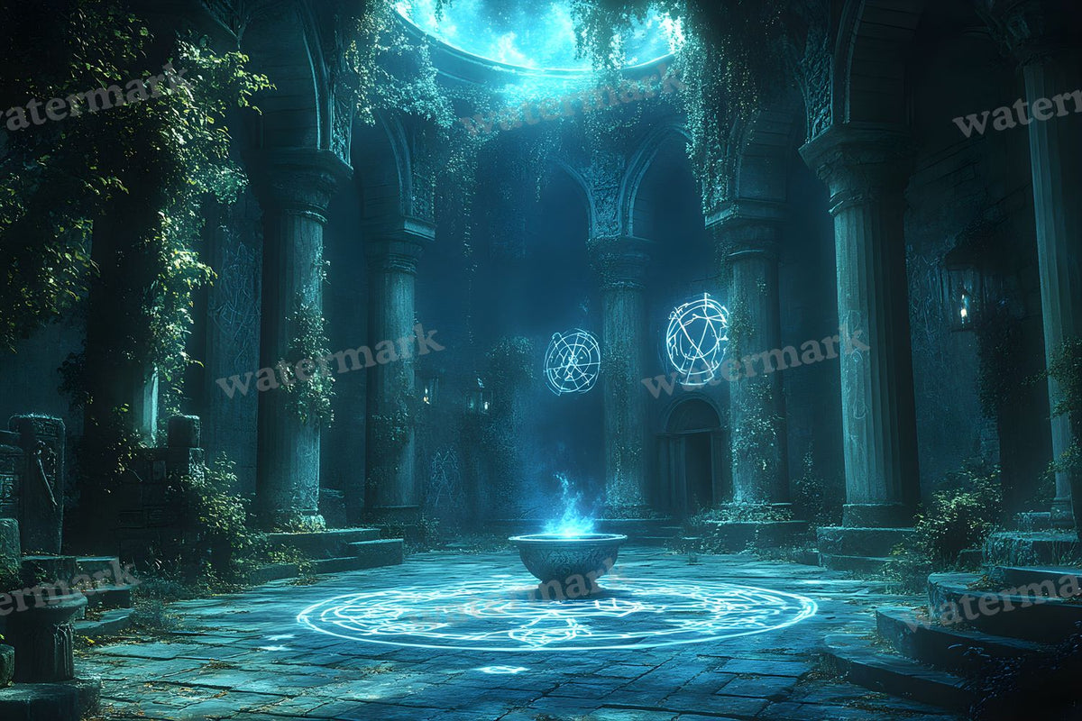 Moonlit Ritual Backdrop Images
