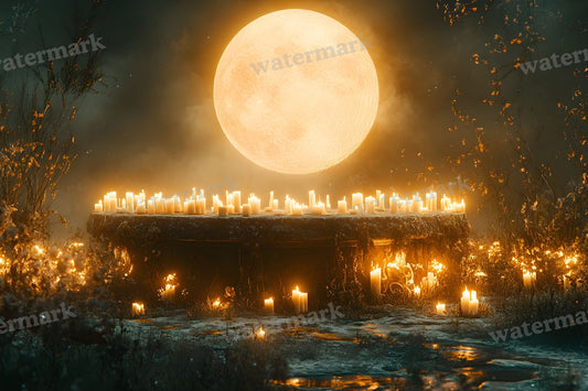 Moonlit Spellcasting Backdrop Images