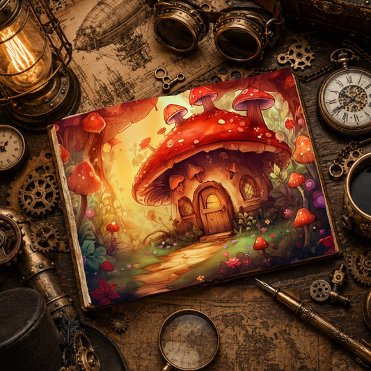 Mushroom Cottage Digital Papers