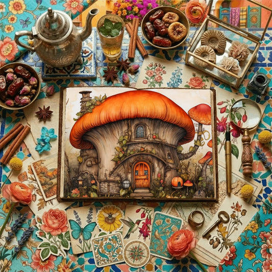 Mushroom Cottage Digital Papers