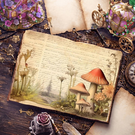 Mushroom Digital Papers