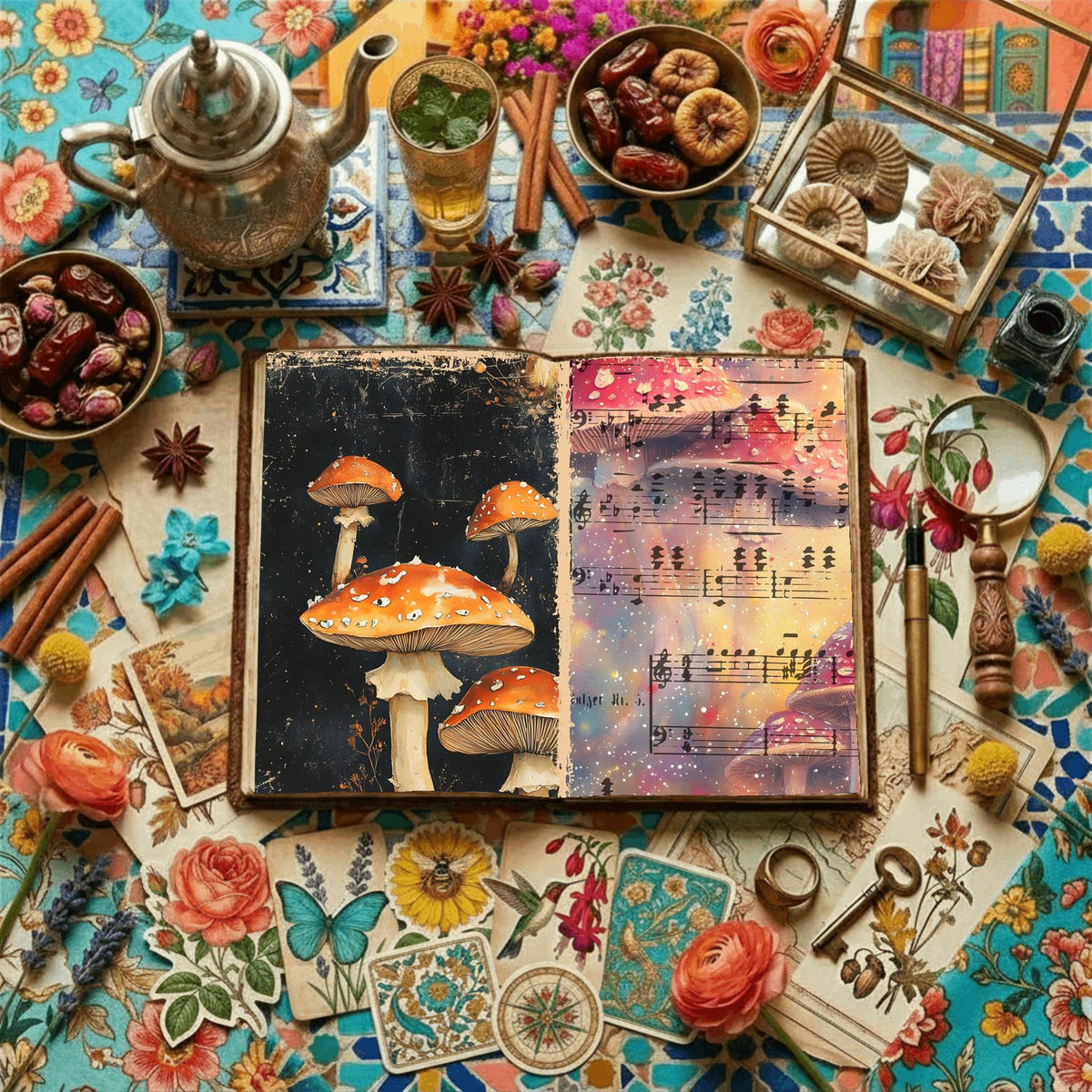 Mushroom Digital Papers