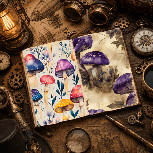 Mushroom Digital Papers