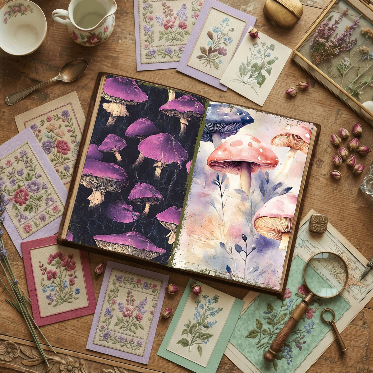 Mushroom Digital Papers