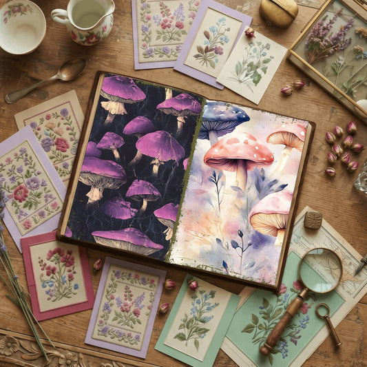 Mushroom Digital Papers