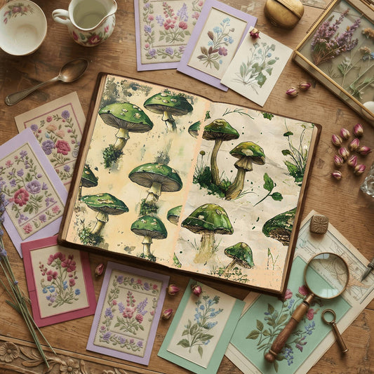 Mushroom Digital Papers