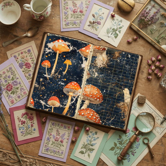 Mushroom Digital Papers