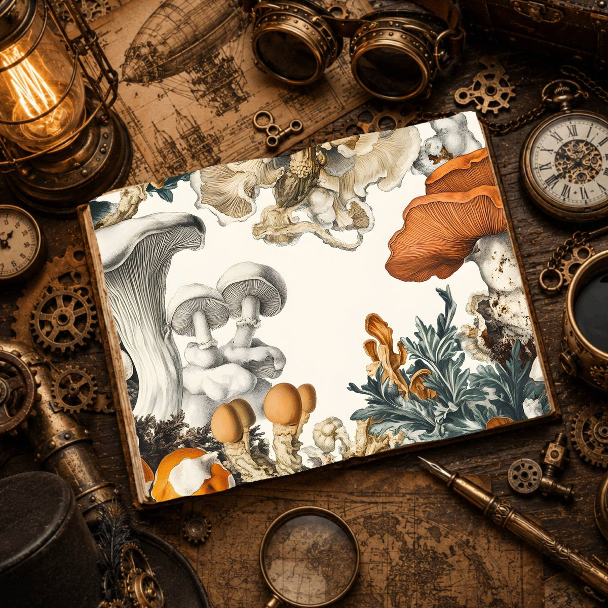 Mushrooms Digital Papers