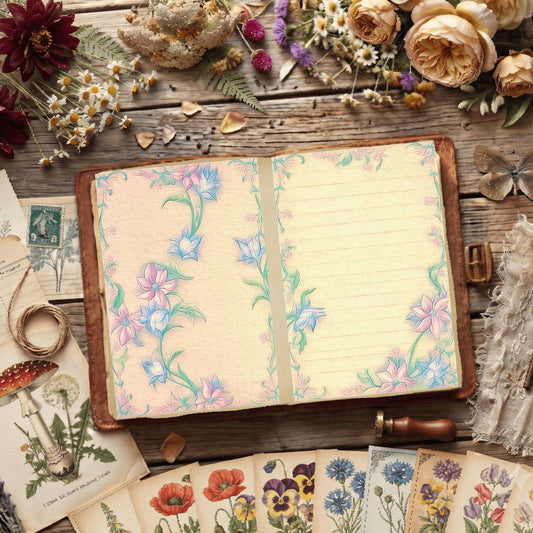 Plain Flower Digital Papers
