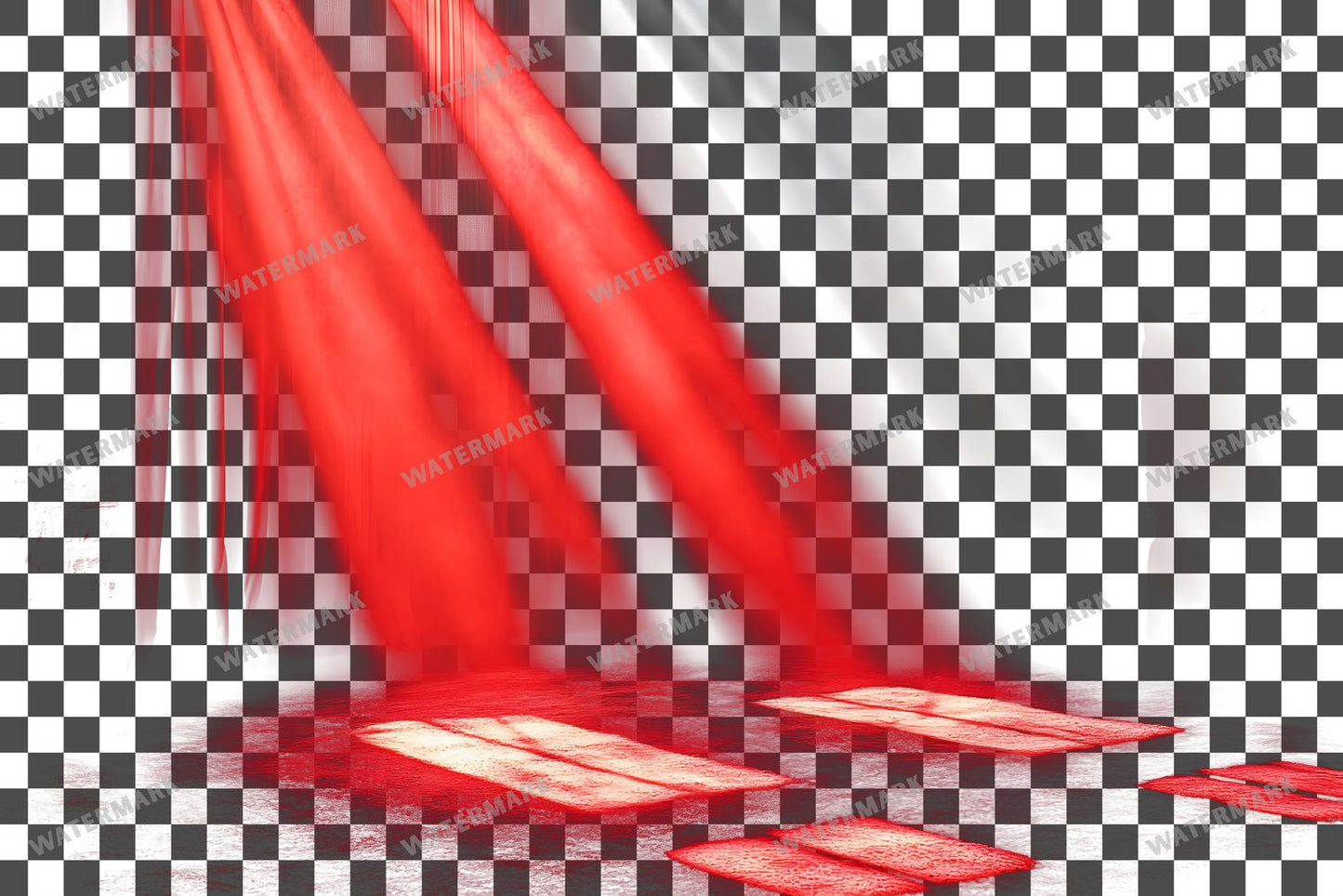Red Lighting Dramatic Shadows Transparent Overlay Pngs