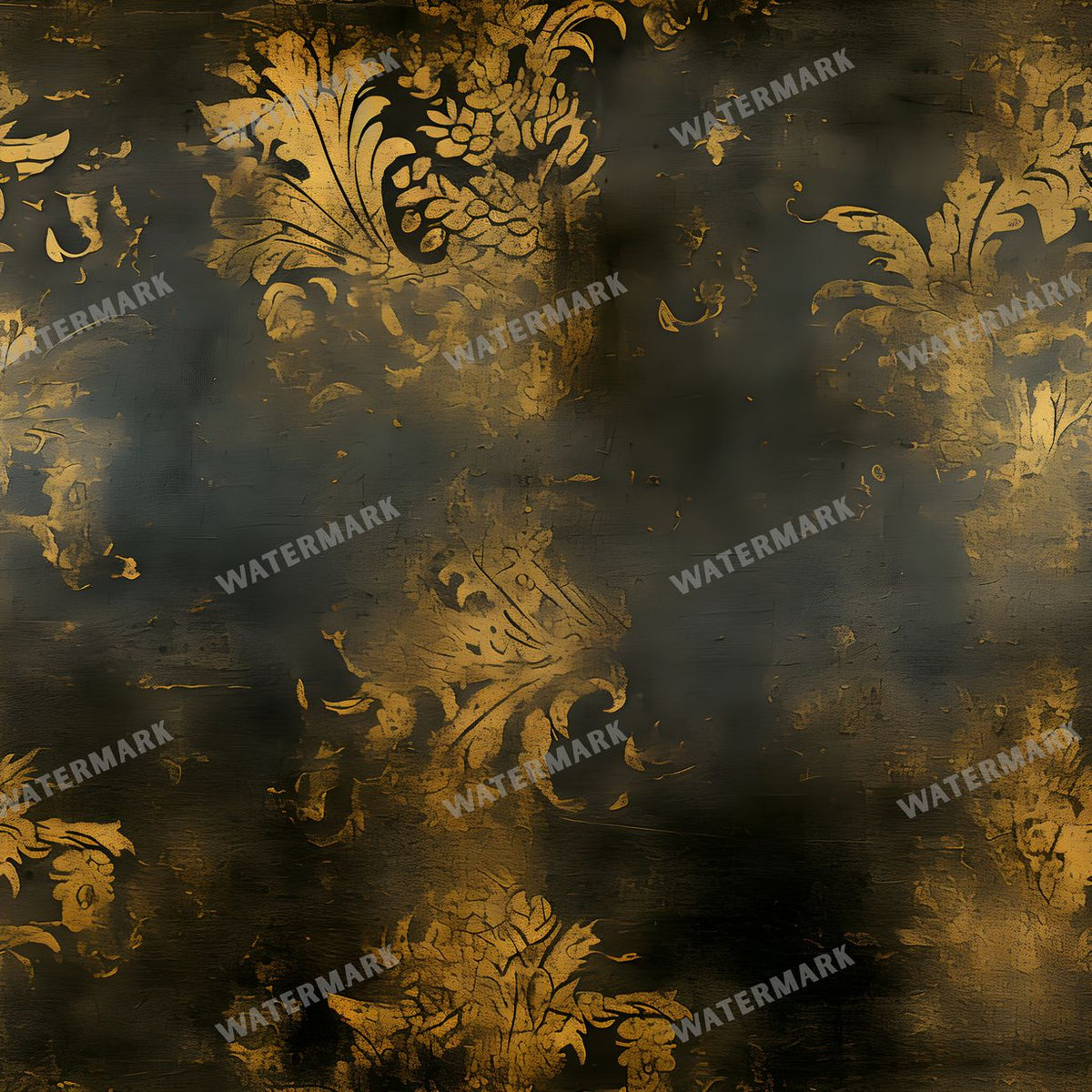 Regal Damask seamless pattern digital paper, repeating design 2